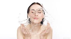 Hydration level girl's face